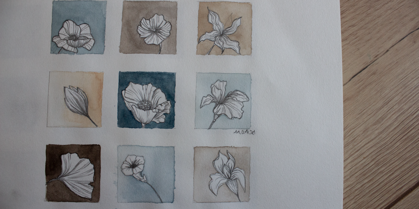 3x3 Thumbsup Blumen